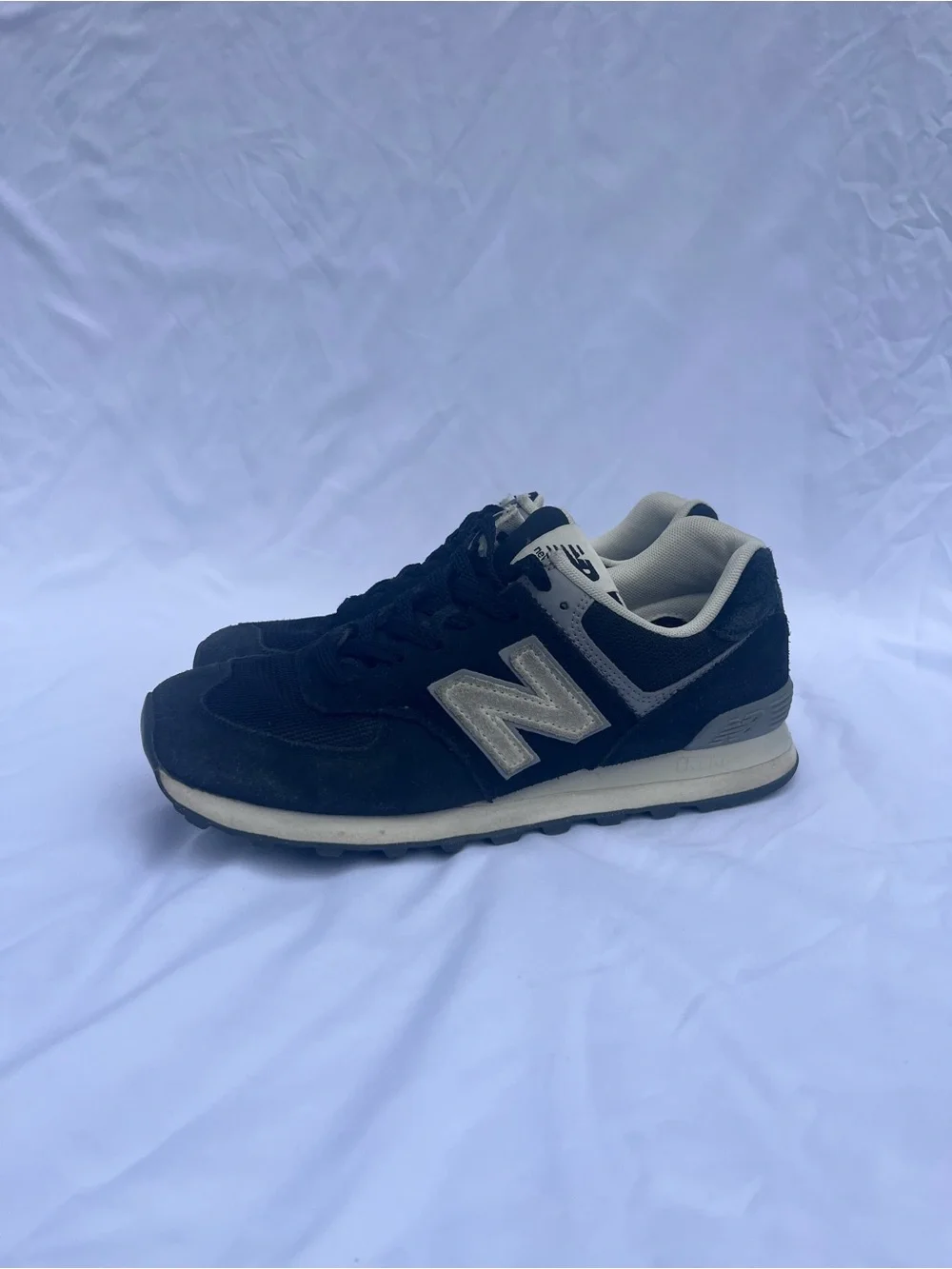 New Balance 574 Men's Black Casual Sneakers Tennis Shoes
